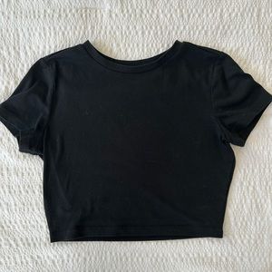 black crop top
